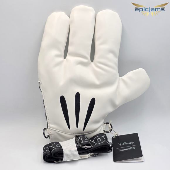 Loungefly Disney Exclusive Mickey Mouse Figural Glove Crossbody Bag New - Picture 3 of 3